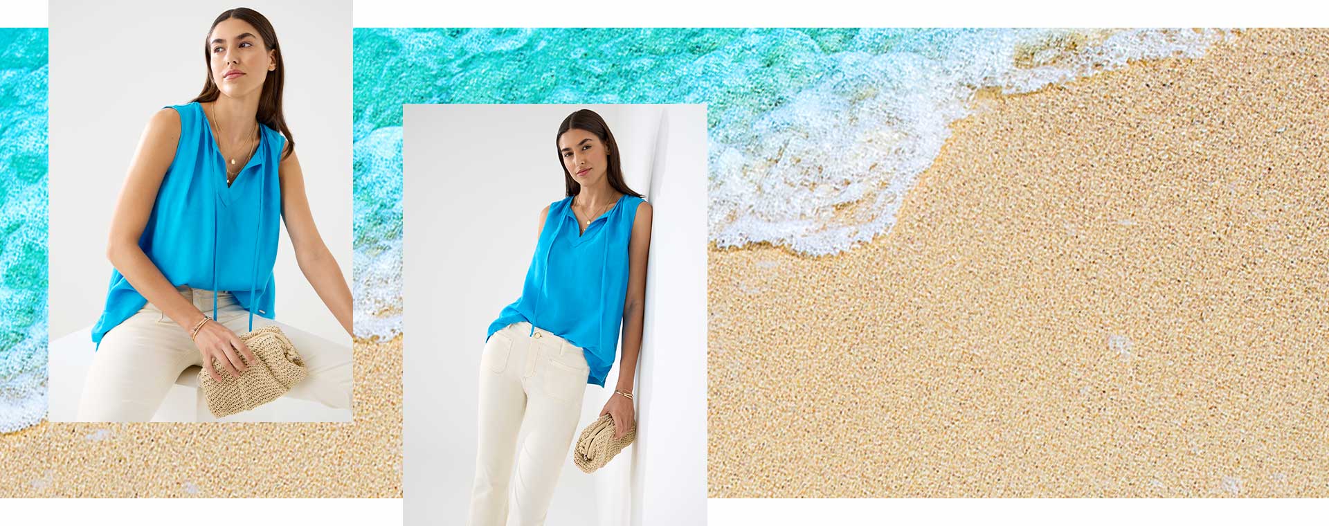 Landingpage Urlaubsshop Damen Desktop