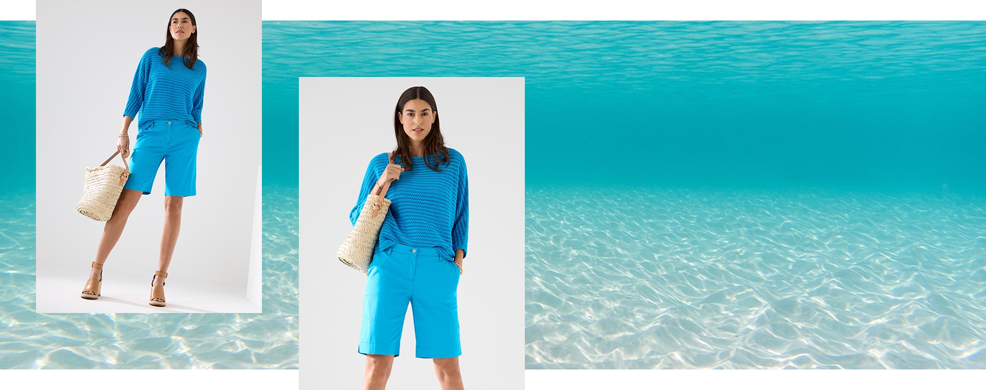 Landingpage Urlaubsshop Damen Desktop