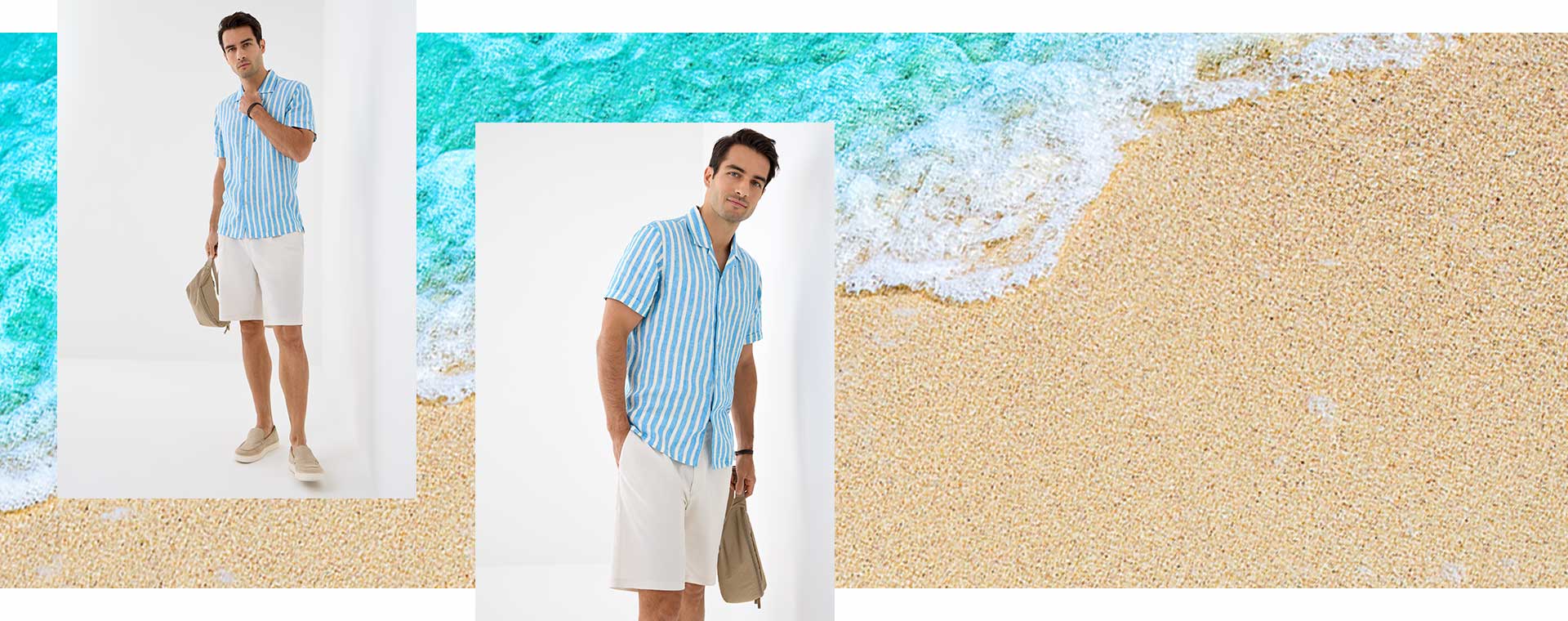 Landingpage Herren Urlaubsshop Desktop